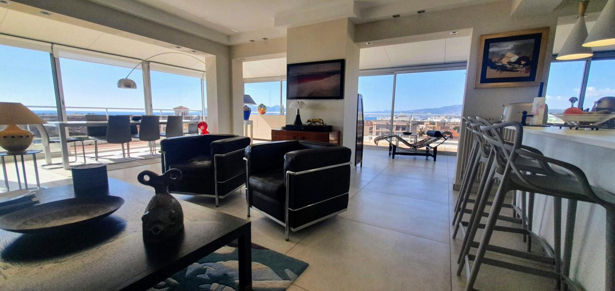 Villa Sur Le Toit - Vue Mer Exceptionnelle คานส์ ภายนอก รูปภาพ