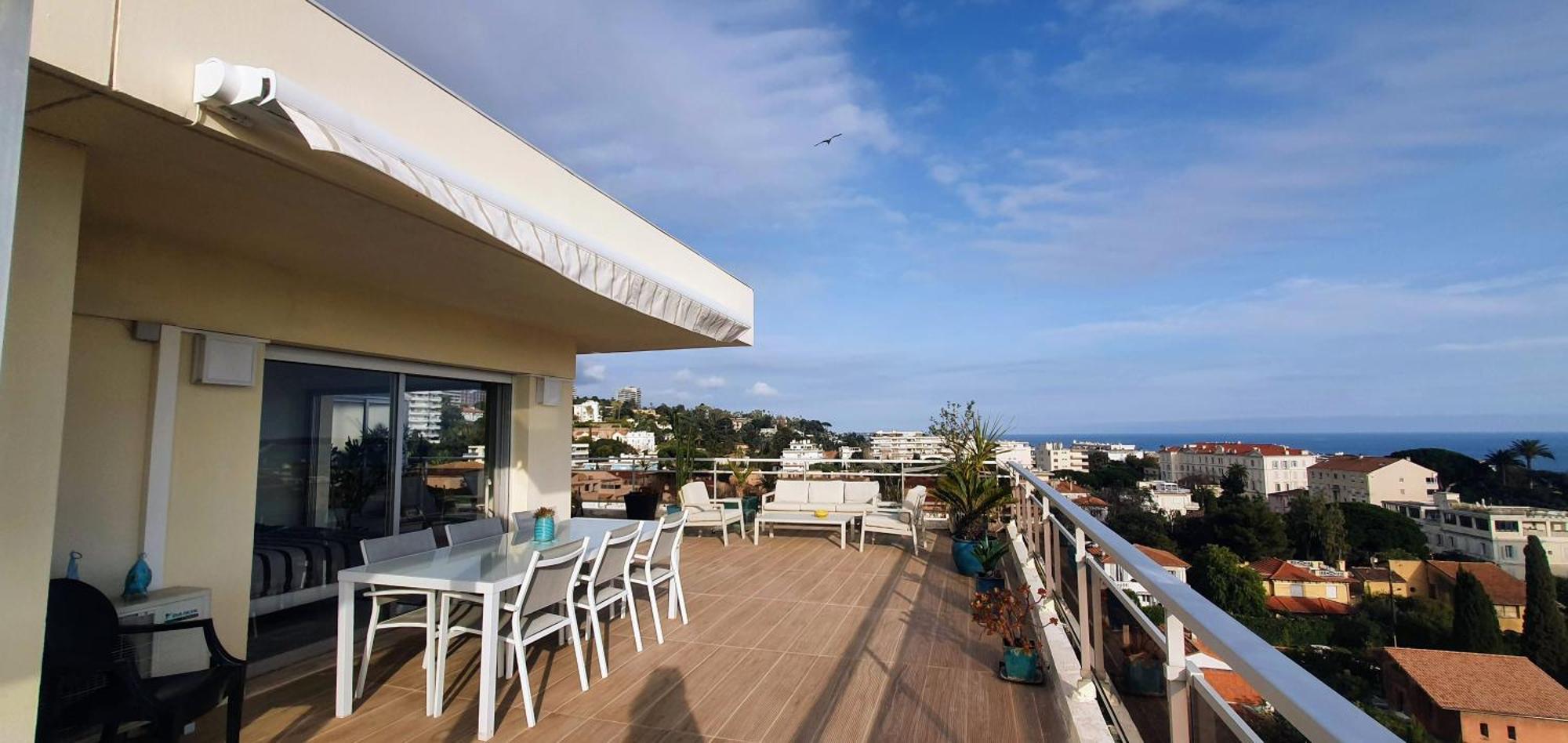Villa Sur Le Toit - Vue Mer Exceptionnelle คานส์ ภายนอก รูปภาพ