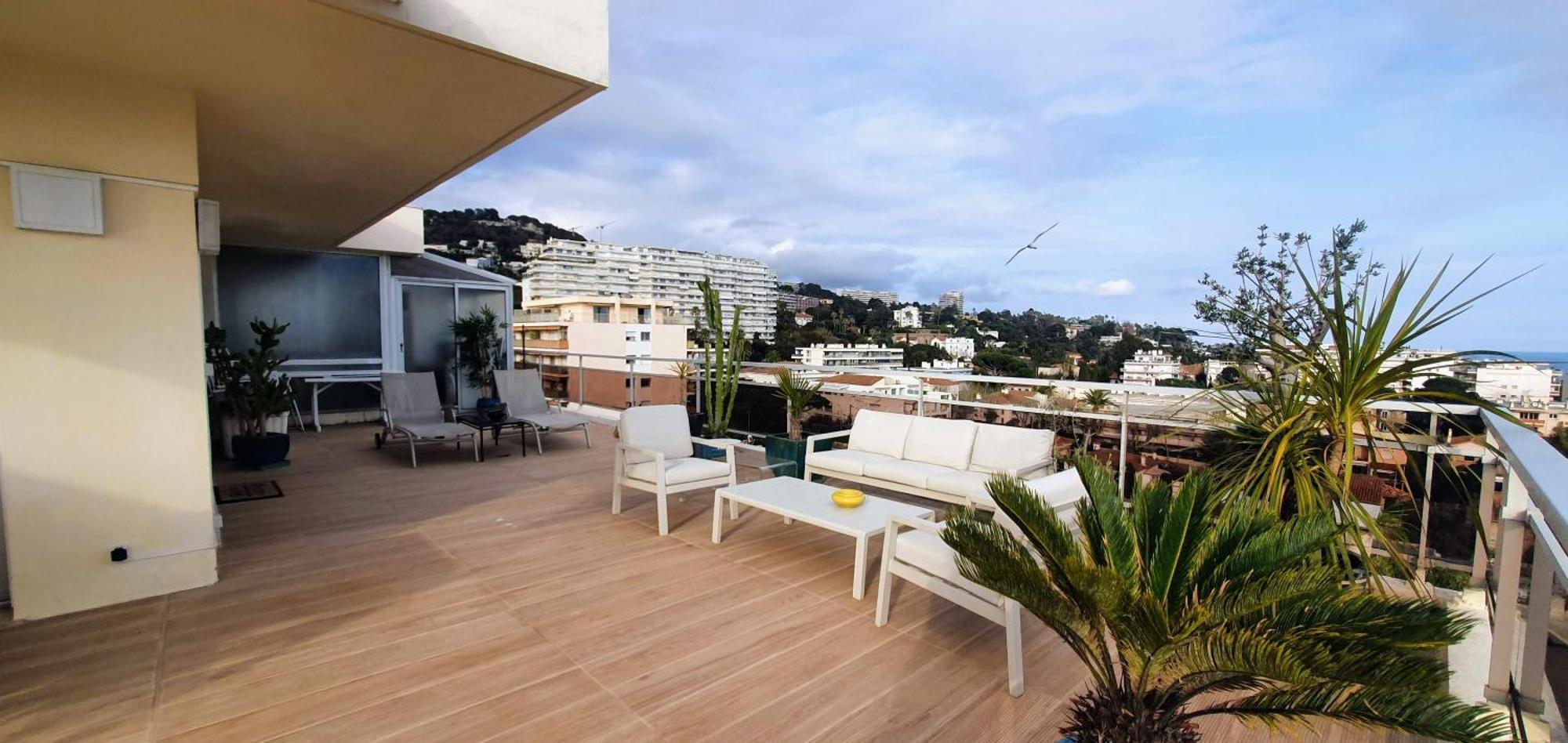 Villa Sur Le Toit - Vue Mer Exceptionnelle คานส์ ภายนอก รูปภาพ