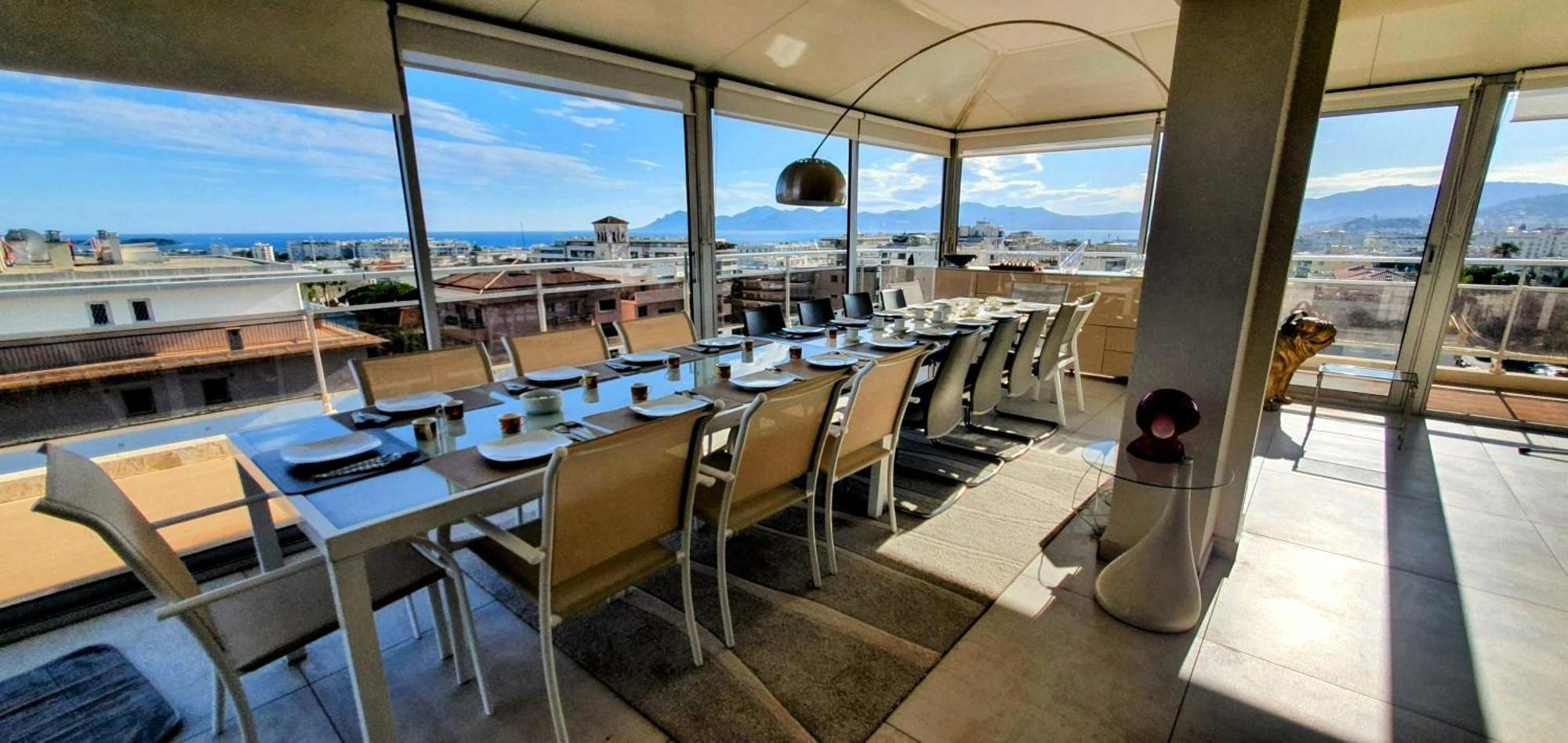 Villa Sur Le Toit - Vue Mer Exceptionnelle คานส์ ภายนอก รูปภาพ