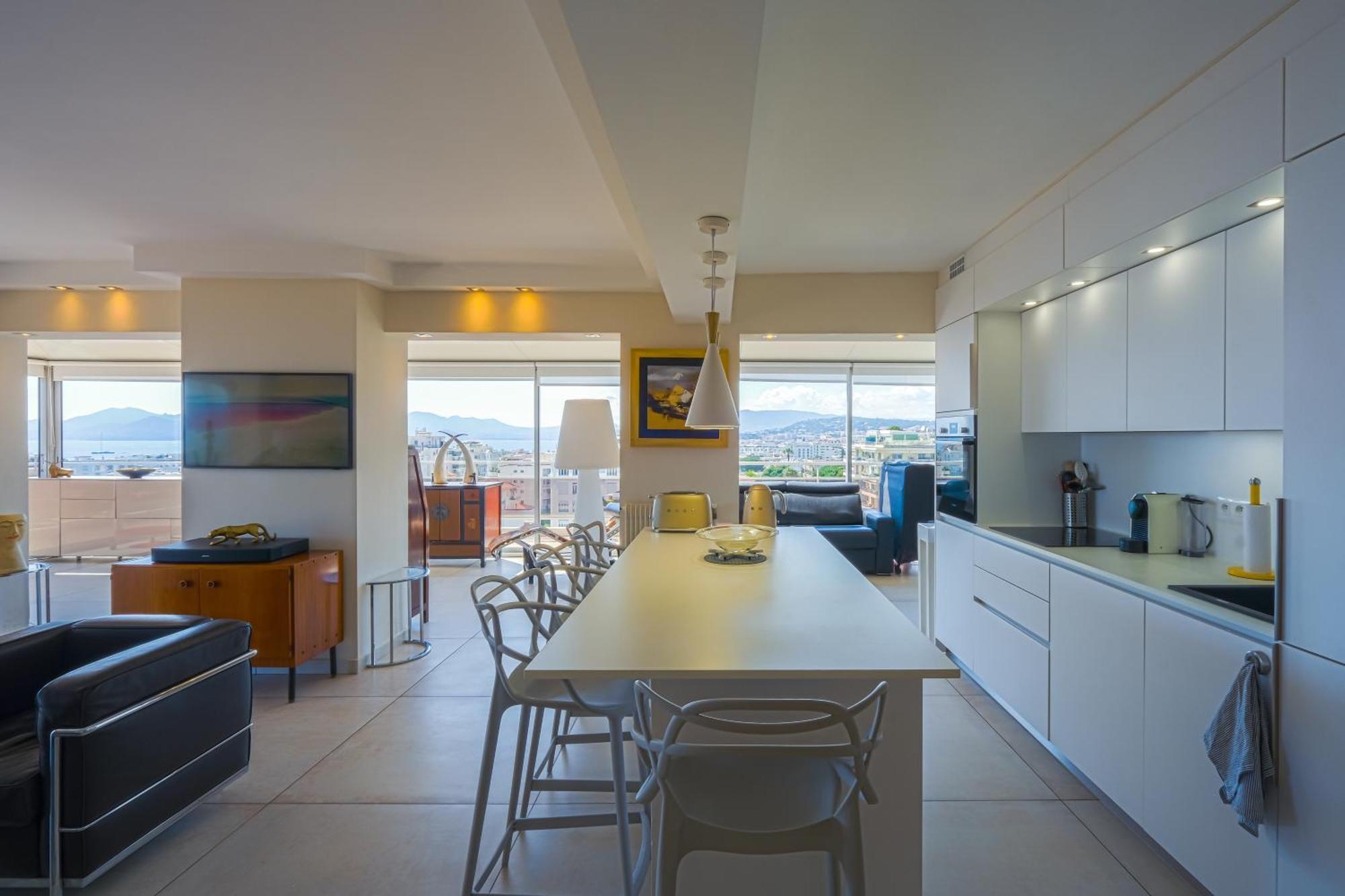Villa Sur Le Toit - Vue Mer Exceptionnelle คานส์ ภายนอก รูปภาพ