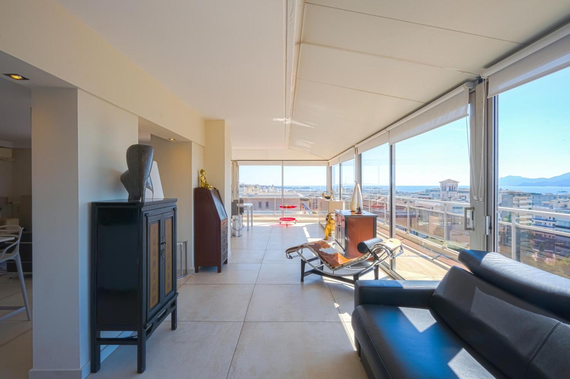 Villa Sur Le Toit - Vue Mer Exceptionnelle คานส์ ภายนอก รูปภาพ
